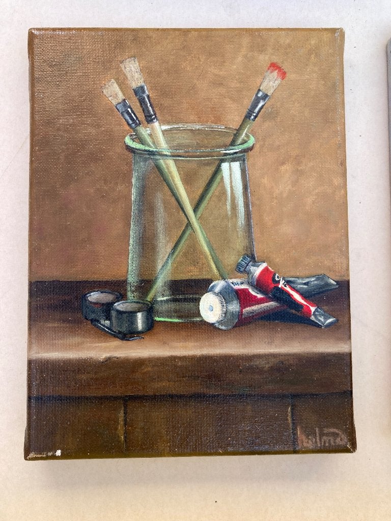 SCHILDERIJEN KIES UIT EN BIEDT .........., Ophalen of Verzenden, Zo goed als nieuw, Minder dan 50 cm, Schilderij