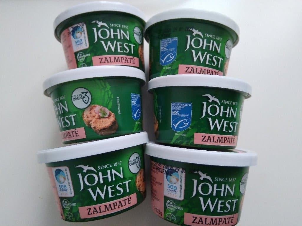 10x  John West zalmpaté  125 gram, Ophalen of Verzenden