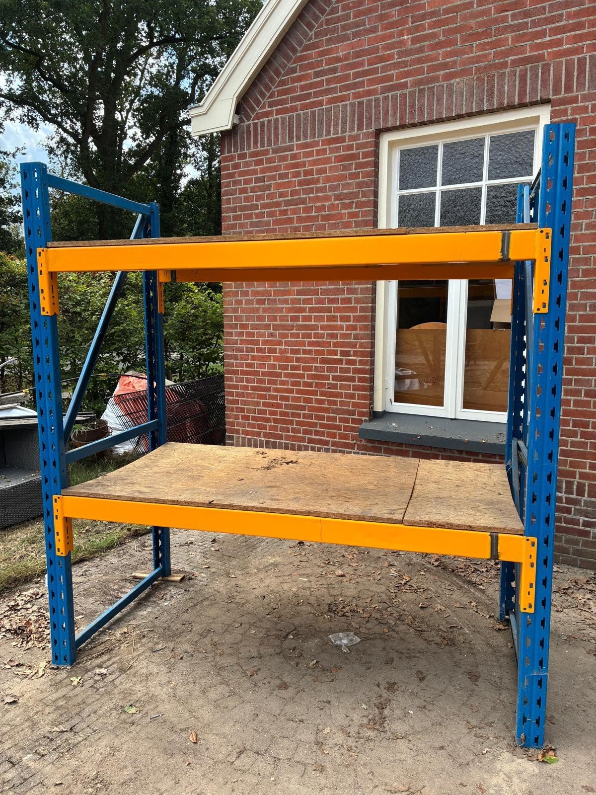 Gebruikte pallet stelling, Ophalen