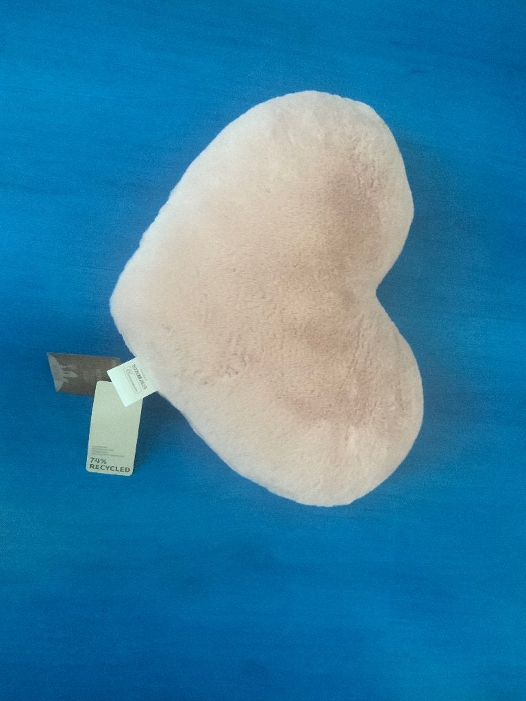 Kussen hart roze 34 x 35 cm nieuw, Ophalen of Verzenden, Nieuw, Roze, Vierkant