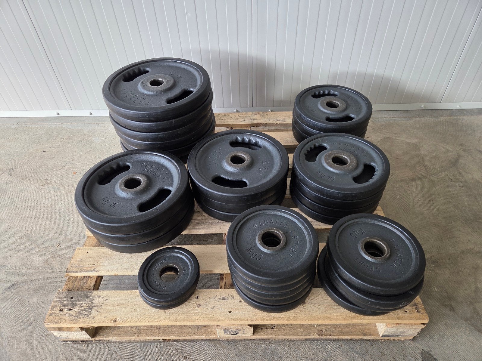 panatta plates gewichten 50mm 339kg, Ophalen