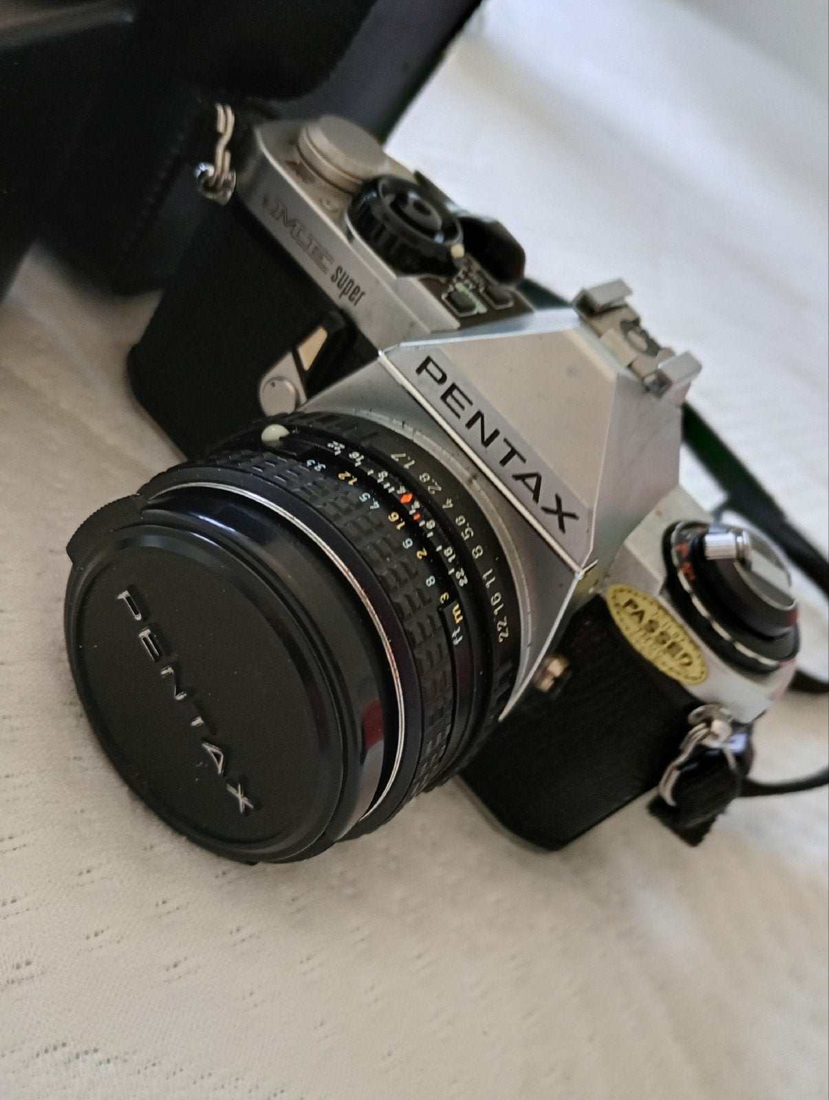 Pentax me super camera, Audio, Tv en Foto, Ophalen of Verzenden, Spiegelreflex, Pentax