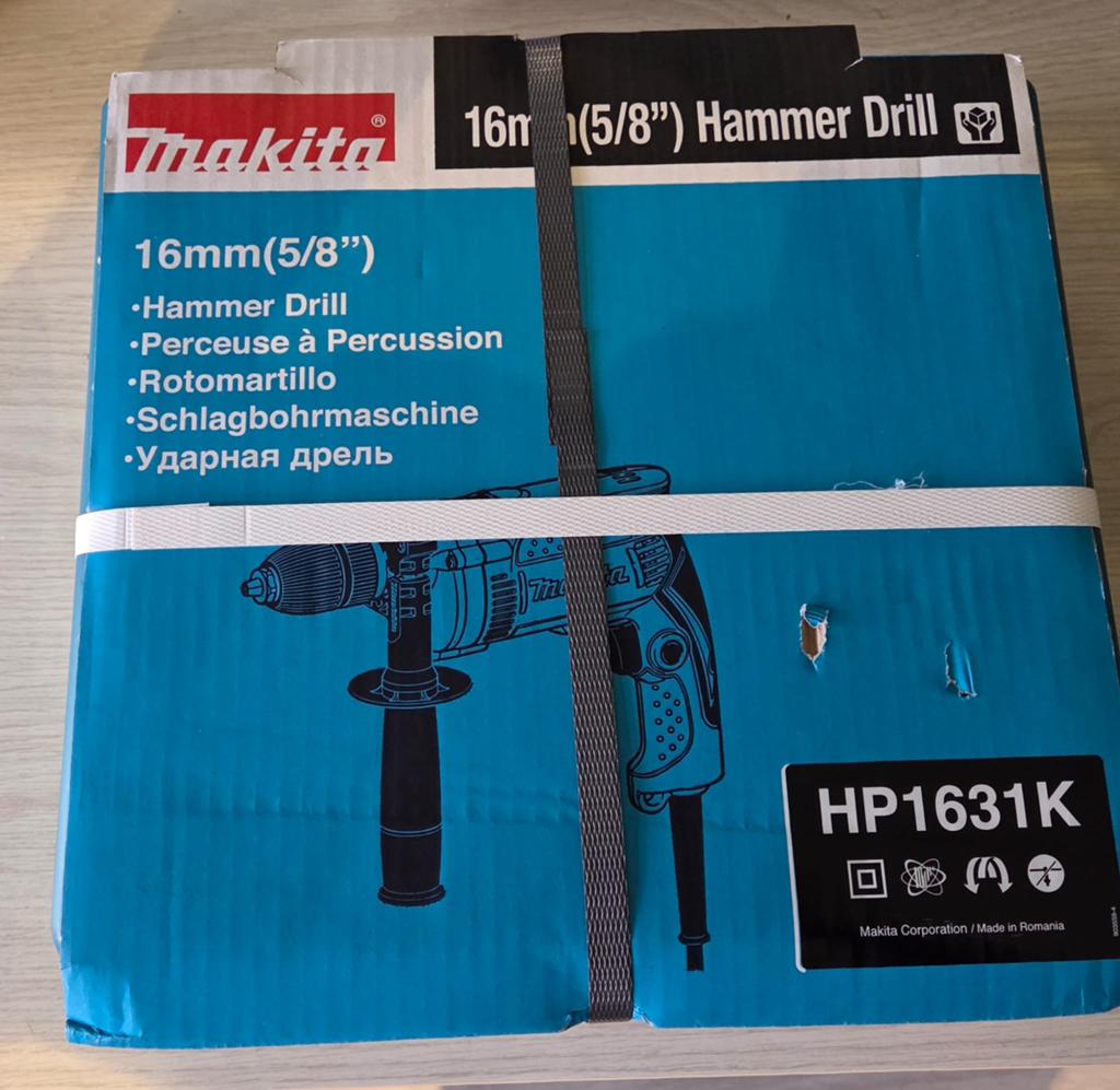 Makita HP1631K Klopboormachine 16mm, 600 watt of meer, Boor- en/of Breekhamer, Nieuw, Ophalen of Verzenden