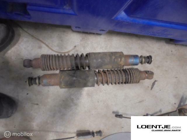 Achterschokdempers BMW 02 met hulpveren 1502 1602 1802 2002, Auto-onderdelen, Gebruikt, Ophalen of Verzenden, BMW, BMW