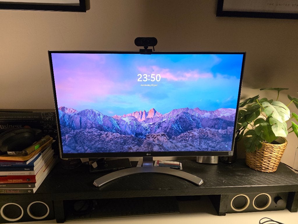 LG 4K beeldscherm, Computers en Software, Monitoren, Ophalen, HDMI, Kantelbaar, LG