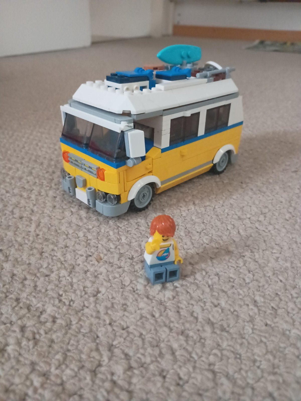 LEGO Creator 31079 Surfer Van - mist 1 minifiguur, Lego, Ophalen of Verzenden, Zo goed als nieuw, Inclusief instructies