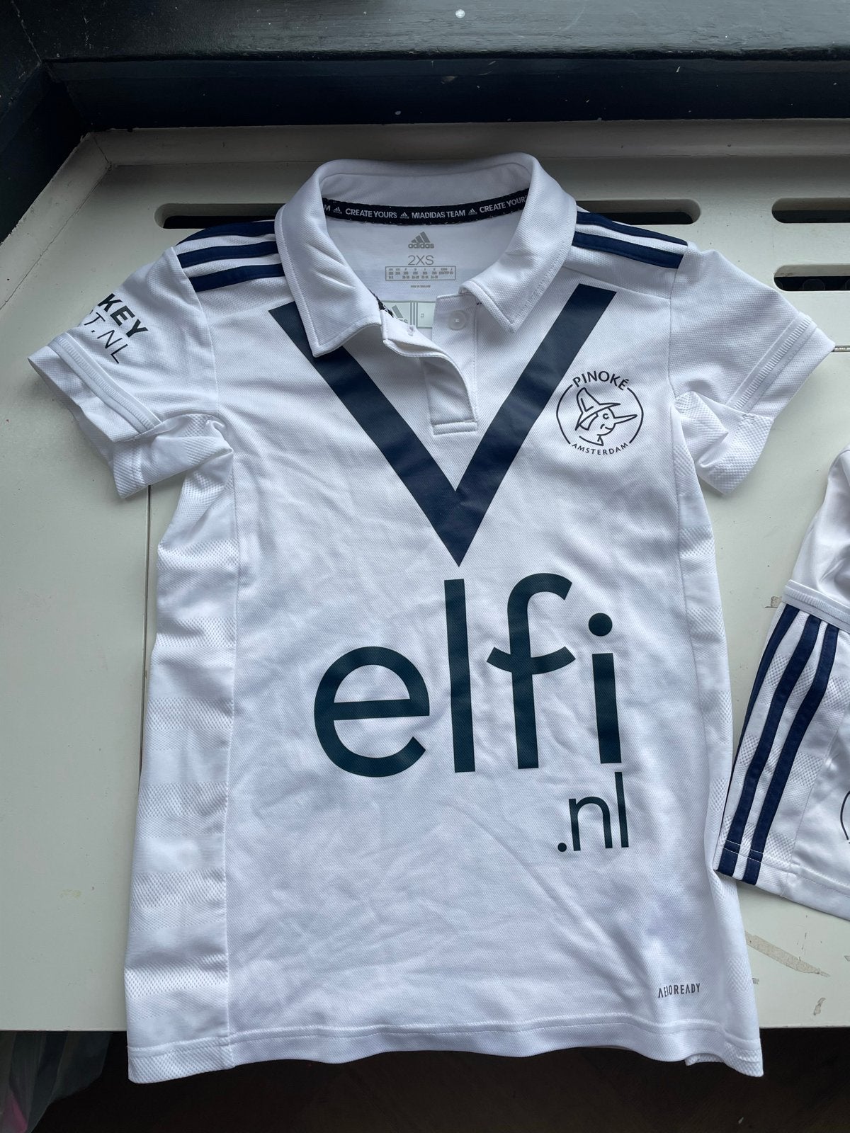 Pinoke meisjes UIT tenue wit - Adidas 2XS, Ophalen, Wit, Overige typen, Maat 34 (XS) of kleiner