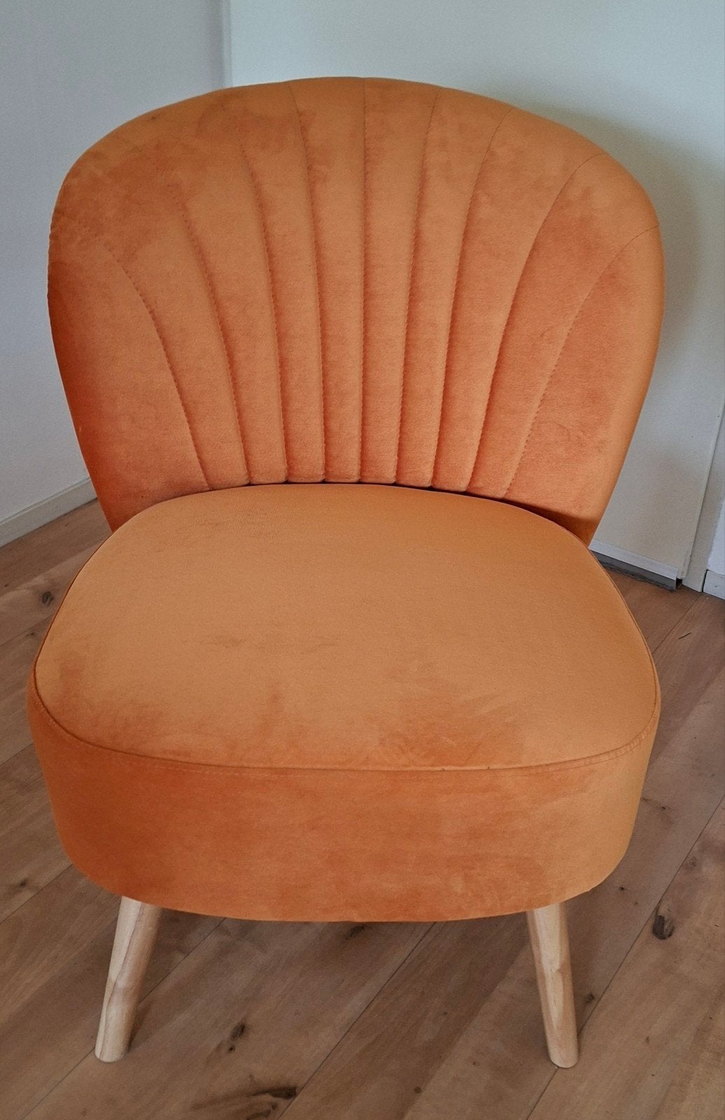 Oranje fauteuil Ikea - Zo goed als nieuw, Ophalen, Modern, Retro, 75 tot 100 cm, Zo goed als nieuw