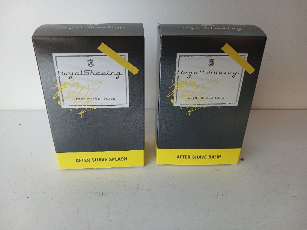 RARE  Royal Shaving : After shave balm en after shave lotion, Verzenden, Nieuw, Parfumfles, Gevuld