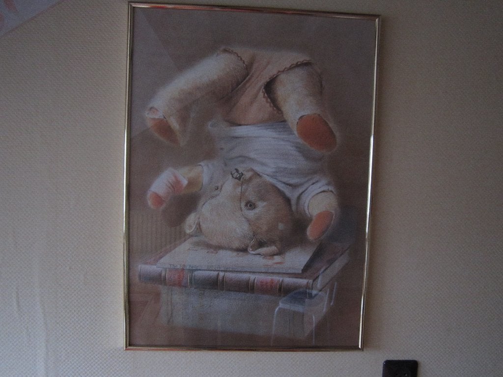 poster in lijst., Ophalen, Gebruikt, Hangend, 50 cm