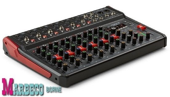 Mixer, Mengpaneel 10-kanaals, Bluetooth, USB, MP3, DSP, Rec, Vonyx, Nieuw, Info@marbeco.nl, Overige instrumenten