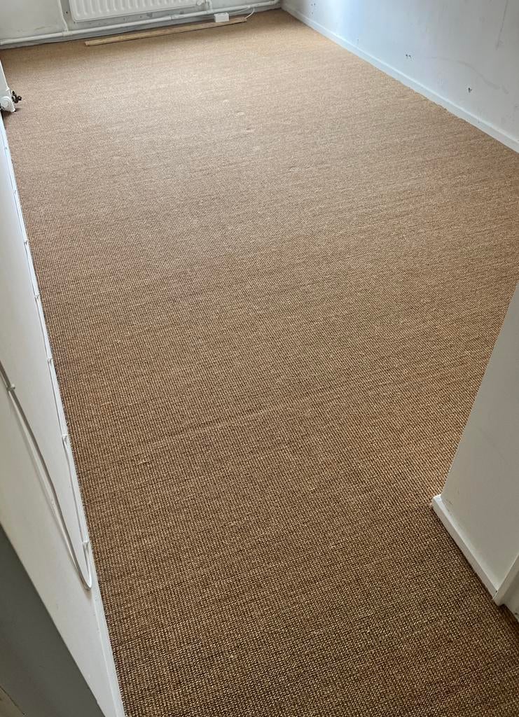 Sisal vloerbedekking + ondervloer 2.80x4.20 + 0.85x1.11., Huis en Inrichting, Stoffering | Vloerbedekking, Ophalen, Gebruikt, 10 tot 25 m²
