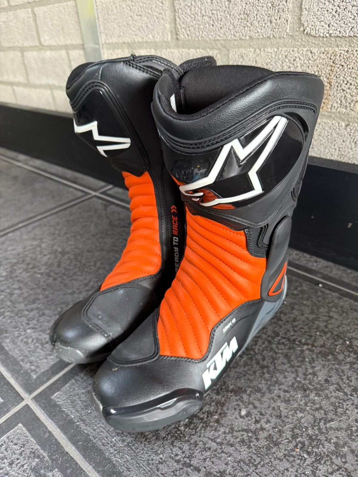 KTM motorlaarzen Alpinestars maat 42, Motoren, Ophalen, Tweedehands, Laarzen