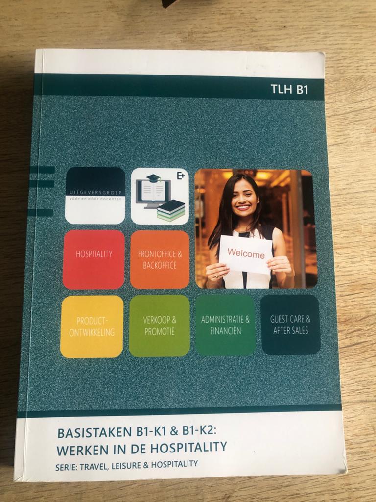 Basistaken B1-K1 & B1-K2: Werken in de Hospitality, Boeken, Ophalen of Verzenden, Gamma, Zo goed als nieuw, MBO