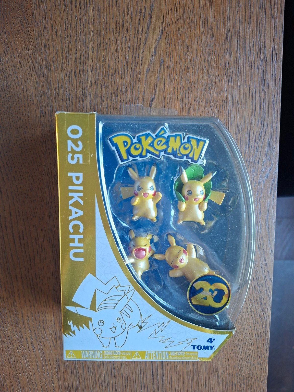 20th Anniversary Pikachu Mini Figure 4-Pack van TOMY, Ophalen of Verzenden, Zo goed als nieuw