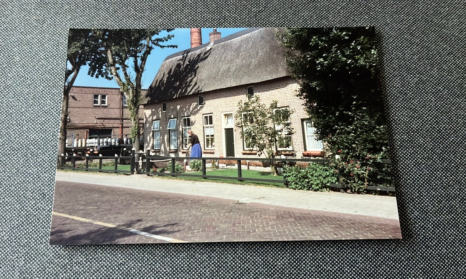 Rouveen lang gevel boerderij en melkfabriek, 1980 tot heden, Foto, Ophalen of Verzenden, Zo goed als nieuw