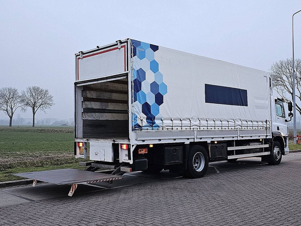DAF CF 260 19t taillift airco, Automaat, Stoelverwarming, Wit, Origineel Nederlands