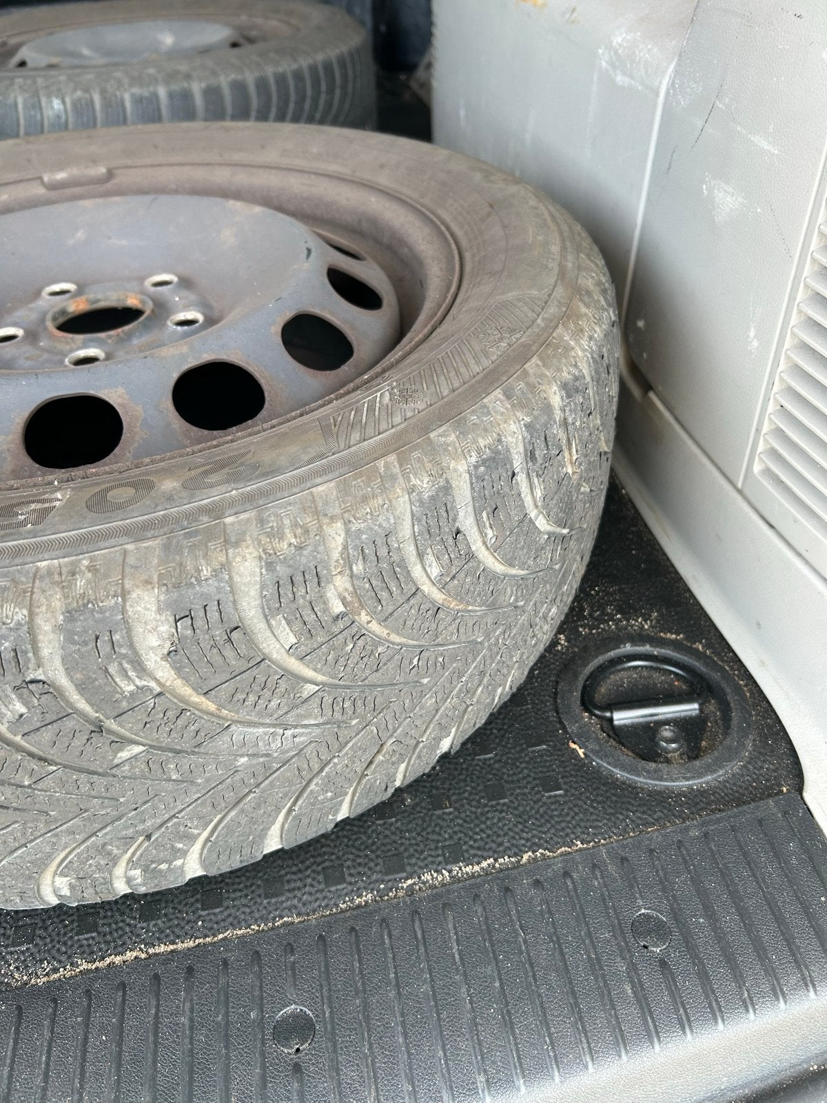 Stalen velgen met winterbanden, Auto diversen, Auto-accessoires, Ophalen, Gebruikt