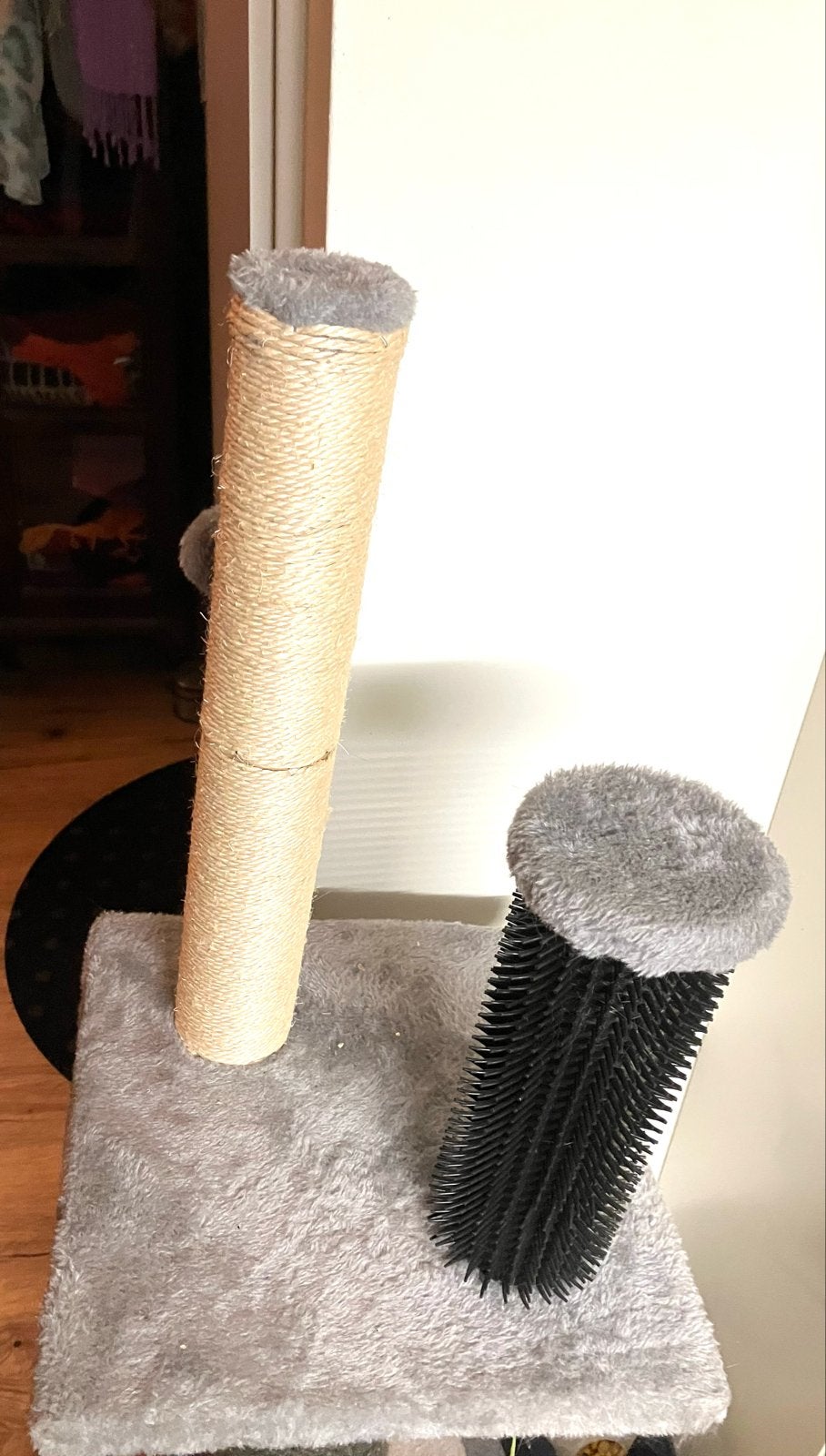 Katten spel krap en borstelpal ., Ophalen of Verzenden, Nieuw