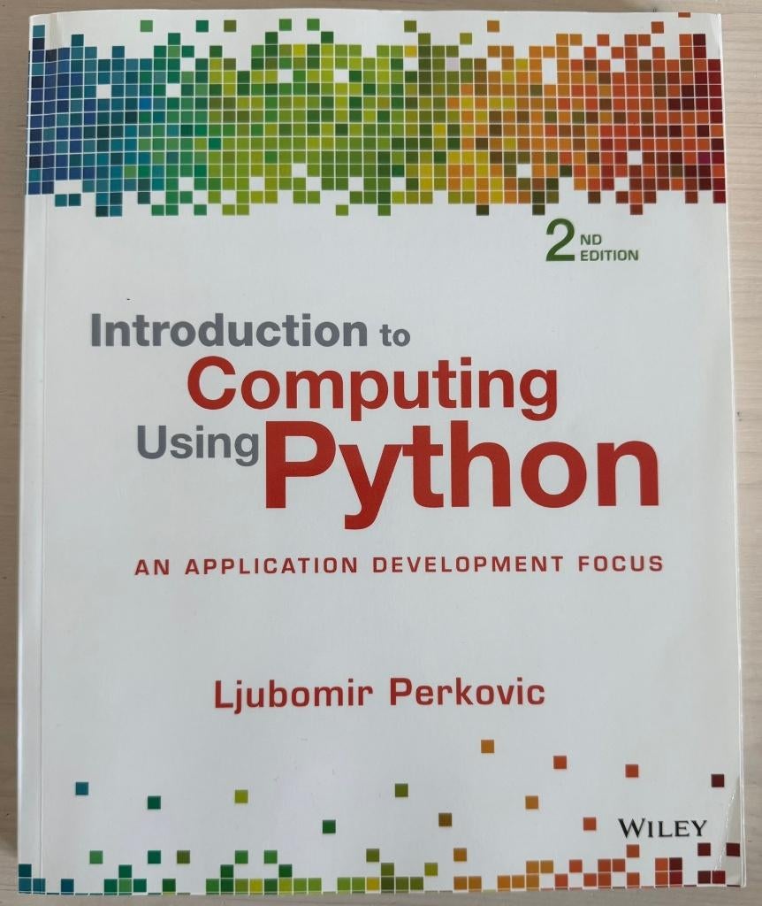 Introduction to Computing Using Python, Boeken, Studieboeken en Cursussen, Zo goed als nieuw, Niet van toepassing, Beta, Ophalen of Verzenden