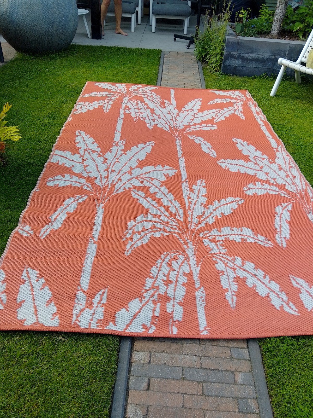 Gezellig buiten kleed palmbomen, Ophalen, Nieuw, 2 tot 3 meter