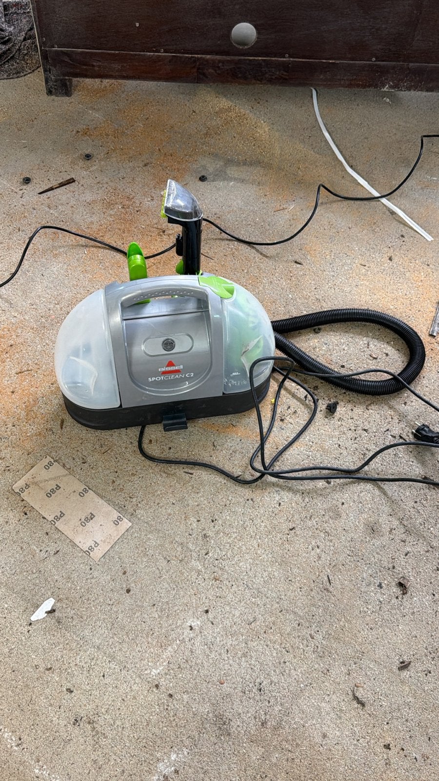 Bissell SpotClean C2 Draagbare Tapijt- en Vlekkenreiniger, Ophalen, Overige merken, Gebruikt, Vloerreiniger