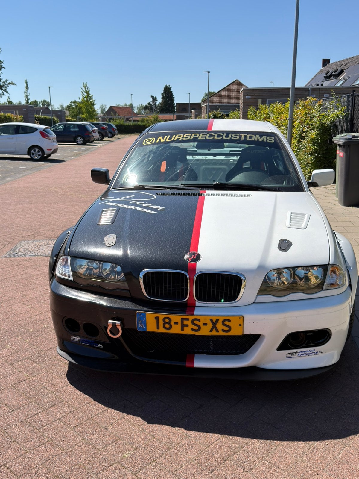 BMW E46 320i track/race/drift project *Nieuwe APK*, Auto's, Achterwielaandrijving, 1340 kg, Wit, Handgeschakeld