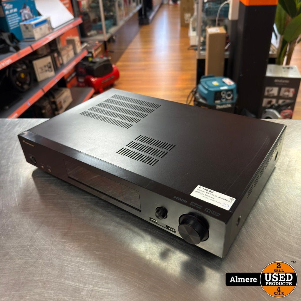 Pioneer VSX-S510 4K HDMI 6.2 Slimline Receiver, Pioneer, Gebruikt, Support@pioneer.com, 28-8, Honkomagome 2-chome, Bunkyo-ku
Tokyo 113-0021
Japan