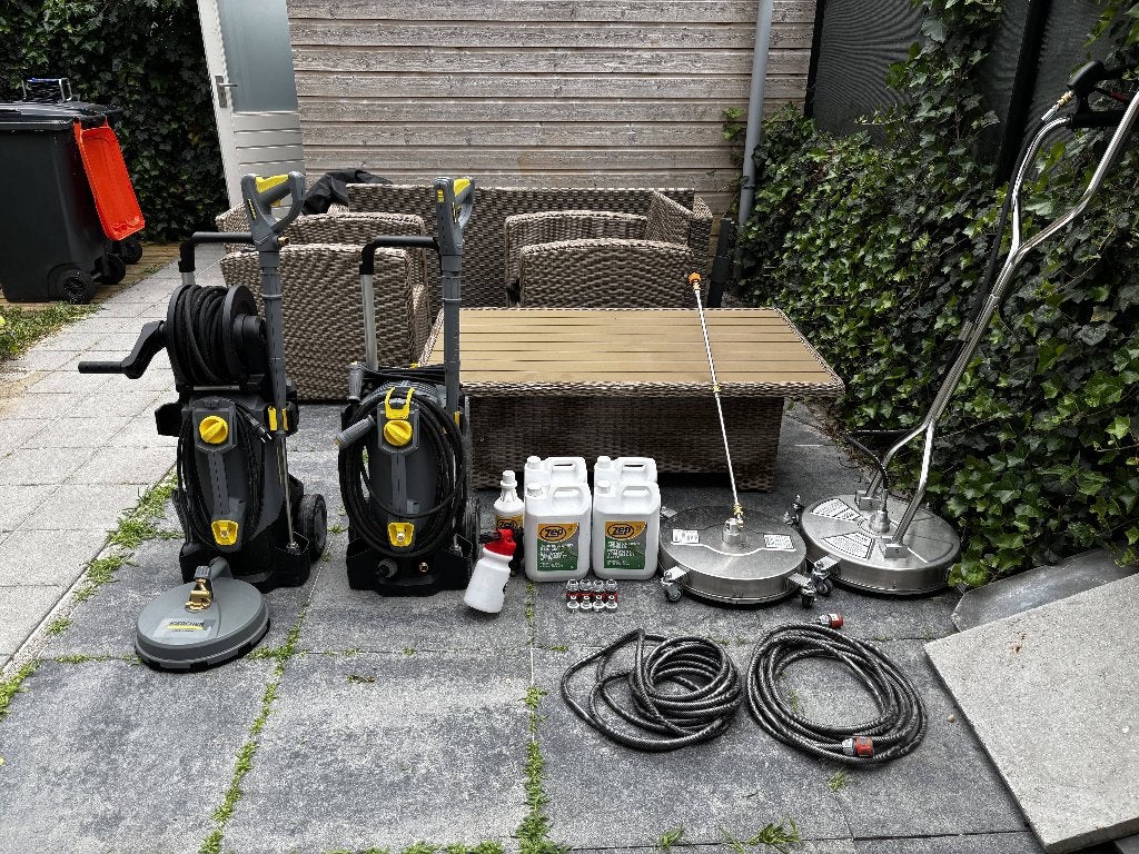 Complete Professionele Karcher Terras- en Gevelreinigingsset, Ophalen, Zo goed als nieuw, Elektrisch, Kärcher .