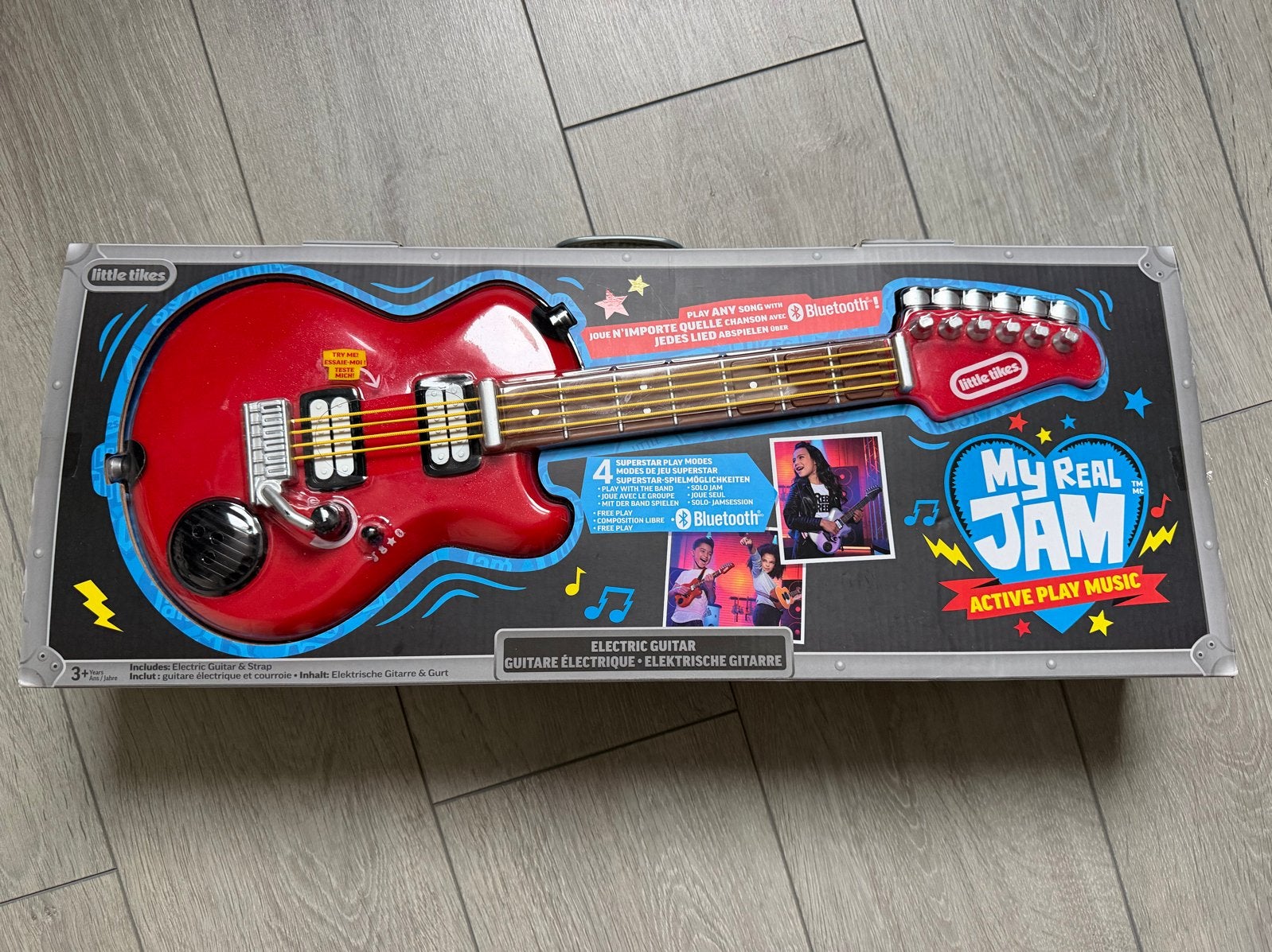 Little Tikes My Real Jam Elektrische Gitaar, Ophalen, Zo goed als nieuw, Jongen of Meisje