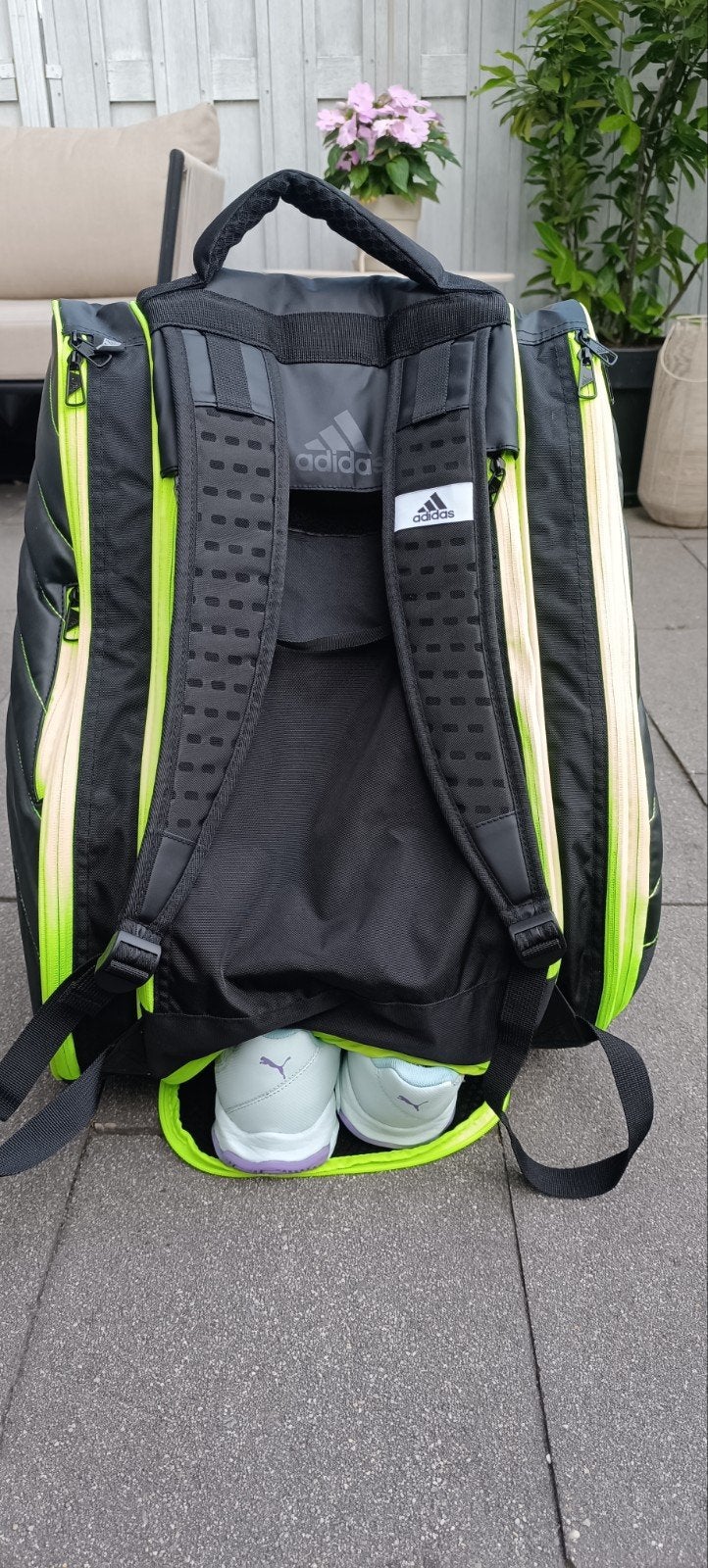 Adidas padel Tas - Zwart/Neon Geel, Ophalen, Gebruikt