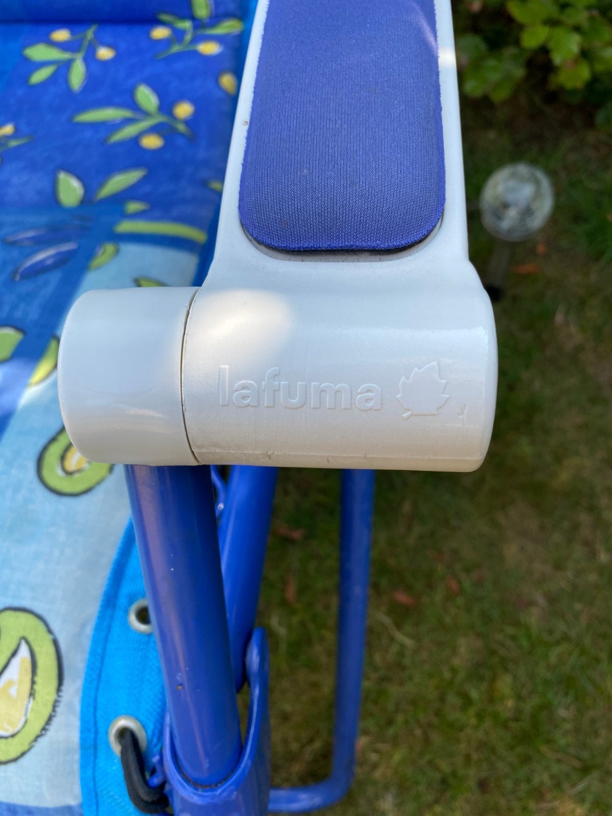 2 verstelbare Lafuma relax stoelen, Ophalen, Gebruikt