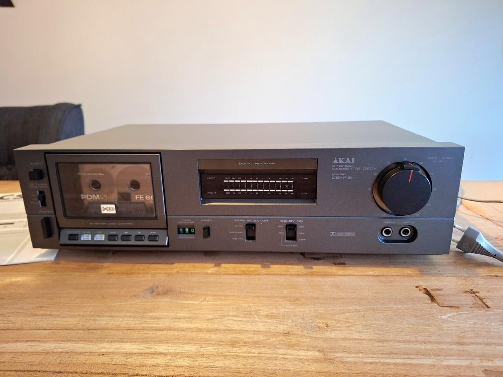 Akai cassettedeck CS-F9, Ophalen, Akai