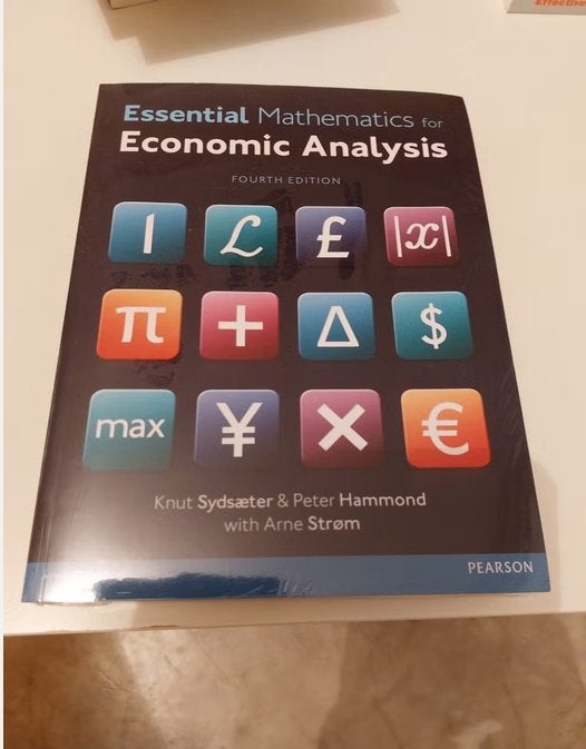 Essential Mathematics for Economic Analysis, Boeken, Ophalen of Verzenden, Gamma, Nieuw, WO