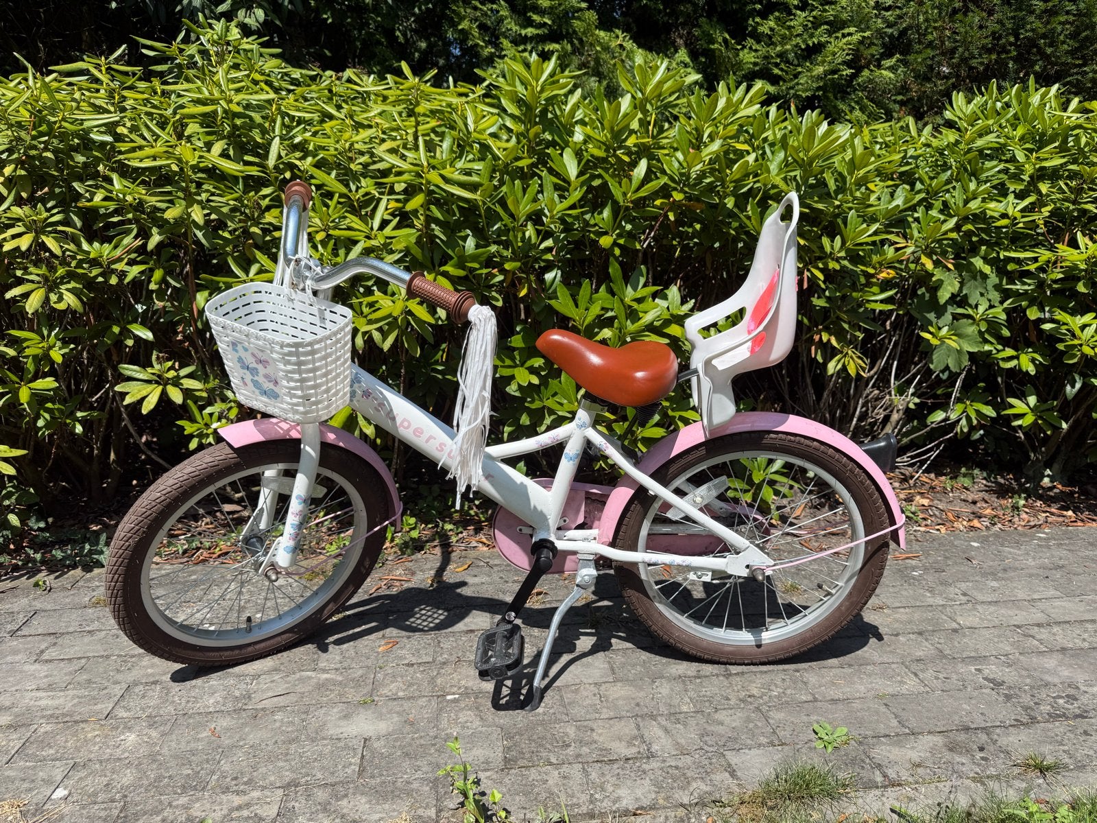 Kinderfiets 18 inch - Goede staat, Fietsen en Brommers, Fietsen | Kinderfietsjes, Ophalen, Gebruikt, 16 tot 20 inch, Zijwieltjes