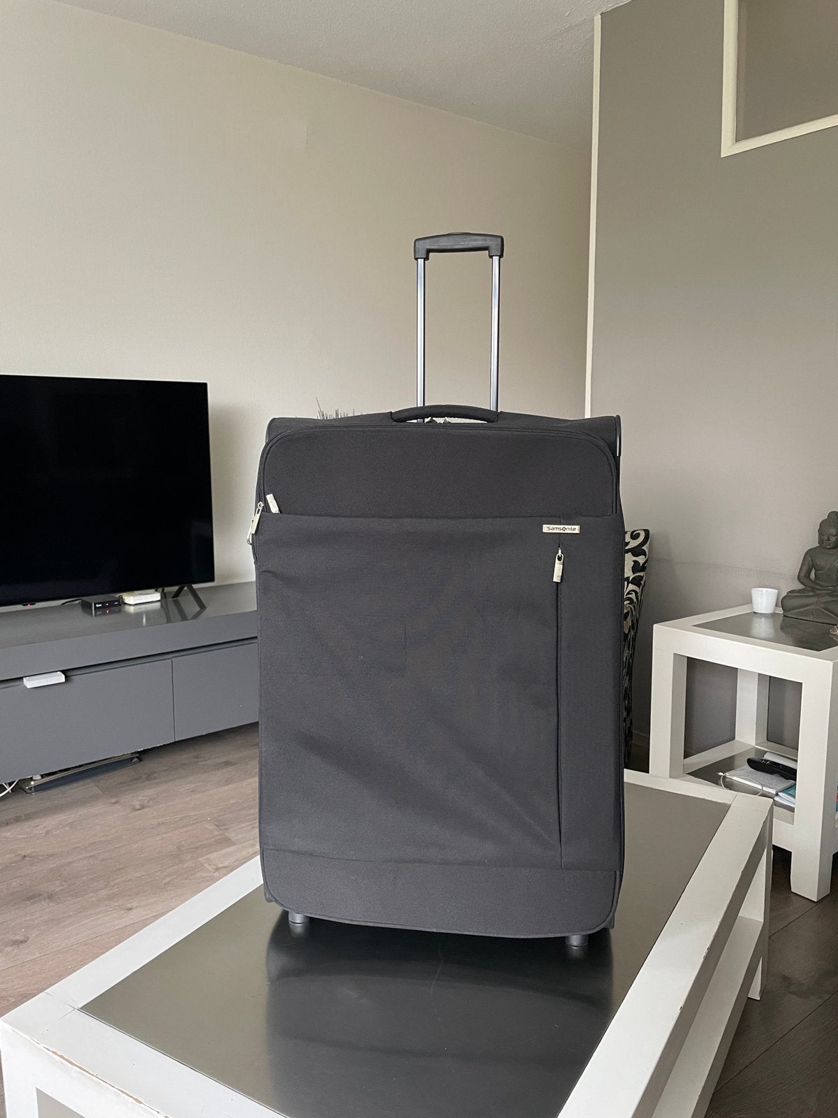 Samsonite grote stoffen koffer 76 cm - 100 liter - Zwart, Overige materialen, 45 tot 55 cm, Zo goed als nieuw, 70 cm of meer