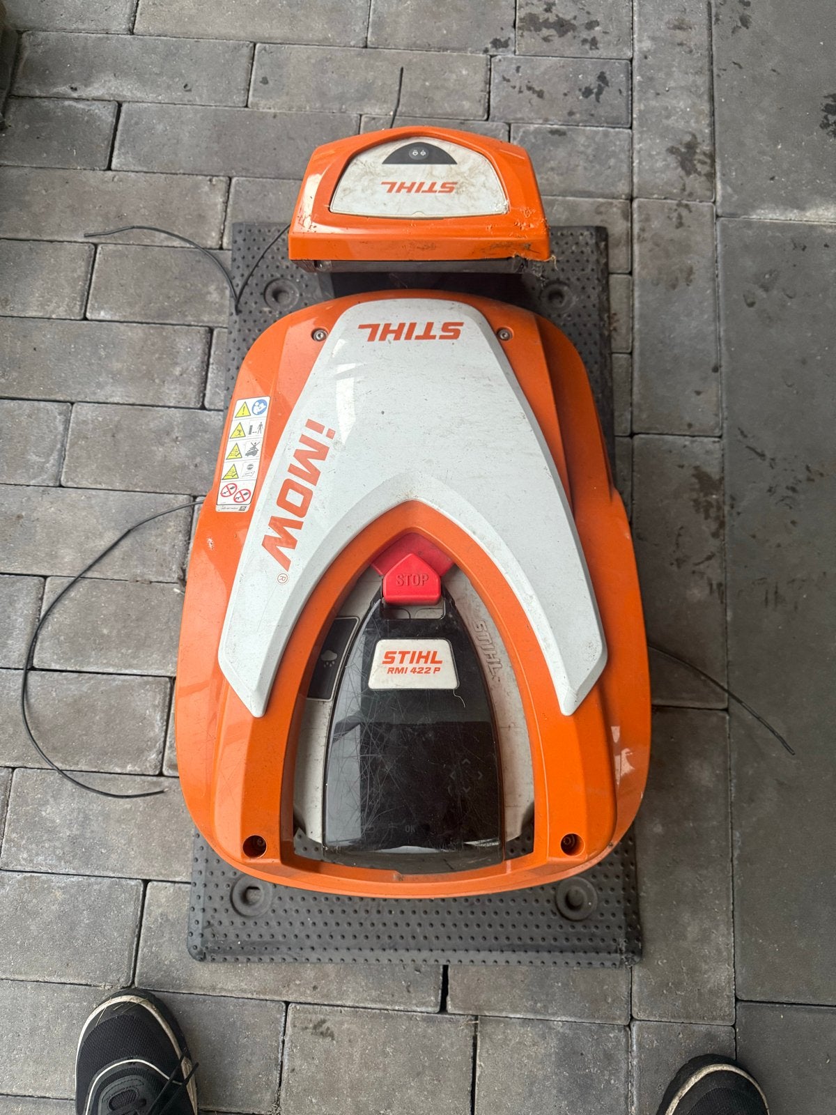 Stihl iMow RMI 422 Robotmaaier, Ophalen, Zo goed als nieuw, Meer dan 25 cm, Met regensensor