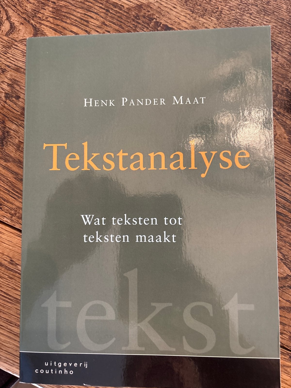 Tekstanalyse: Wat teksten tot teksten maakt - Henk Pander Ma, Verzenden, Alpha, Nieuw, HBO