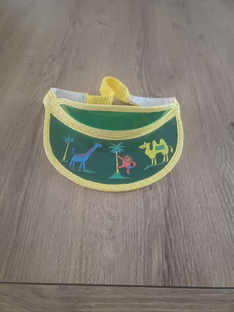 Leuke zonne pet met dierenprint, Kleding | Dames, Ophalen of Verzenden, Zo goed als nieuw, One size fits all, Pet