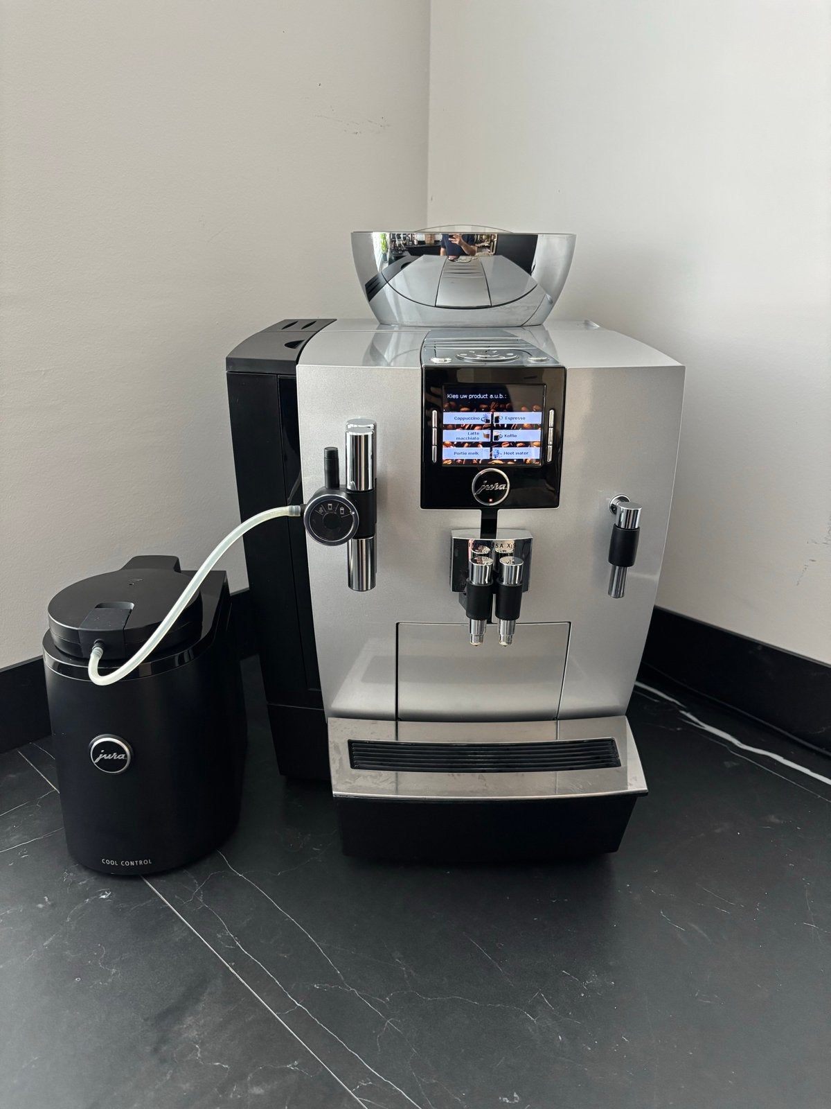 Jura Impressa XJ9 Professional met Cool Control, Witgoed en Apparatuur, Ophalen, Gebruikt, 10 kopjes of meer, Koffiemachine