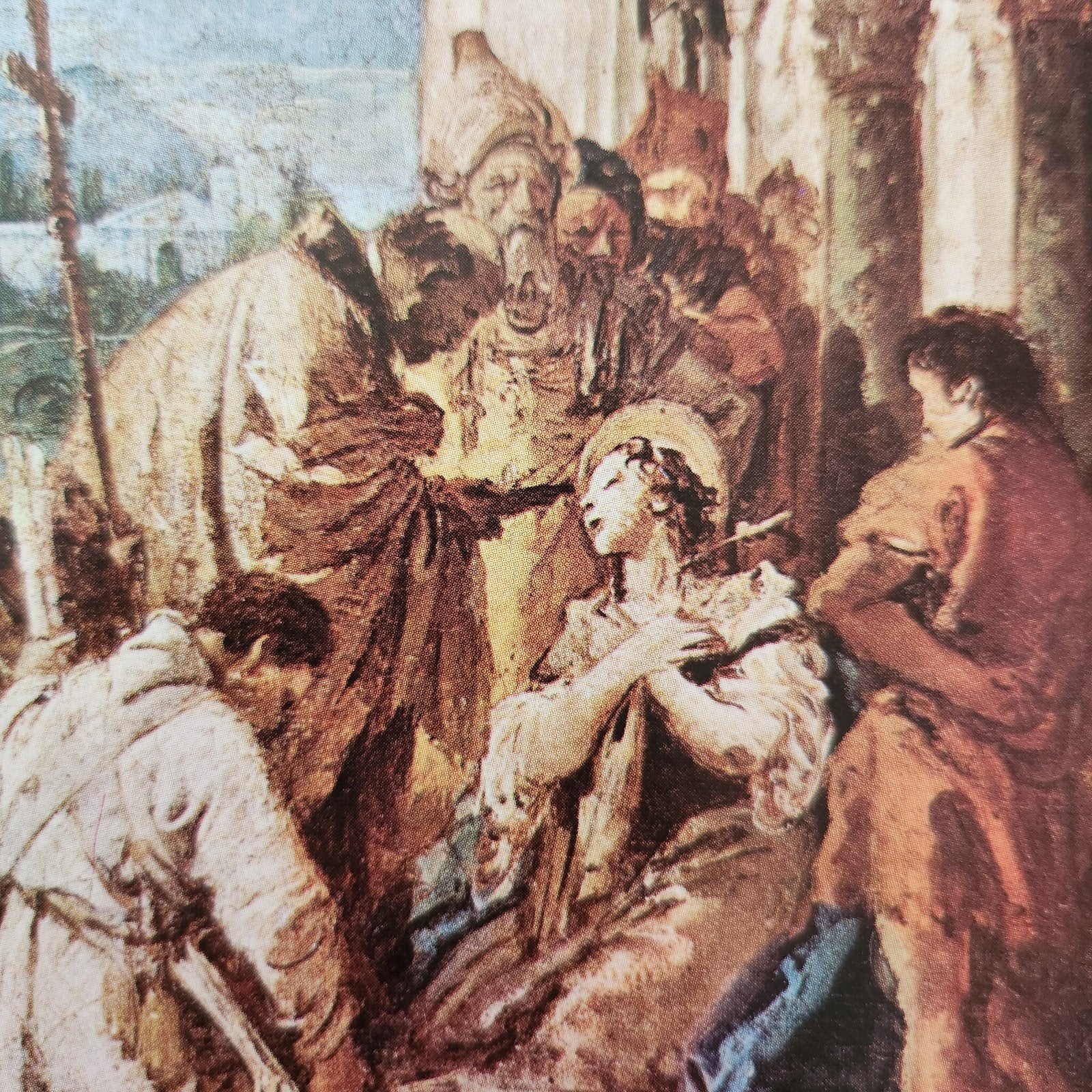 Ansichtkaart Giambattista Tiepolo - La Comunione di S. Lucia, Ophalen of Verzenden, 1980 tot heden, Ongelopen, Cultuur en Media