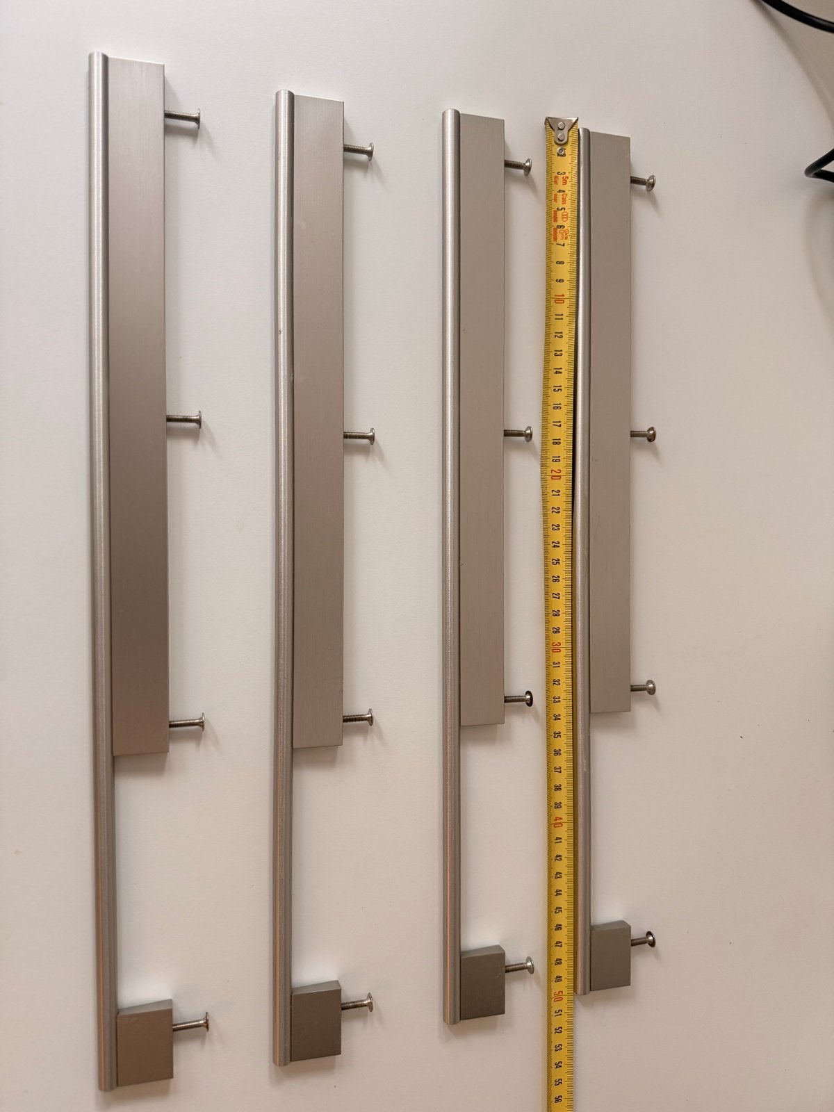 Set van 4 originele bulthaup grepen - 50 cm, Ophalen of Verzenden, Gebruikt