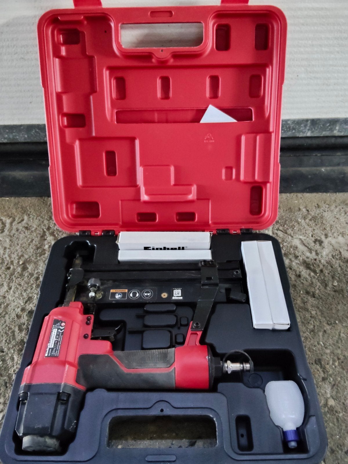 Einhell TC-PN 50 Lucht Tacker - z.g.a.n in koffer, Overige merken, ., Overige typen, Ophalen of Verzenden
