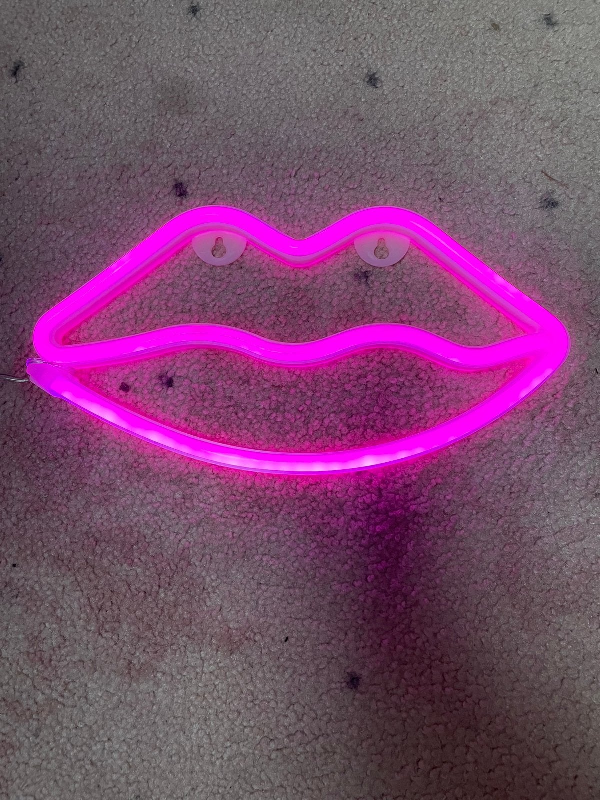 Xenos Neon Led Lamp Lippen, Ophalen, Zo goed als nieuw