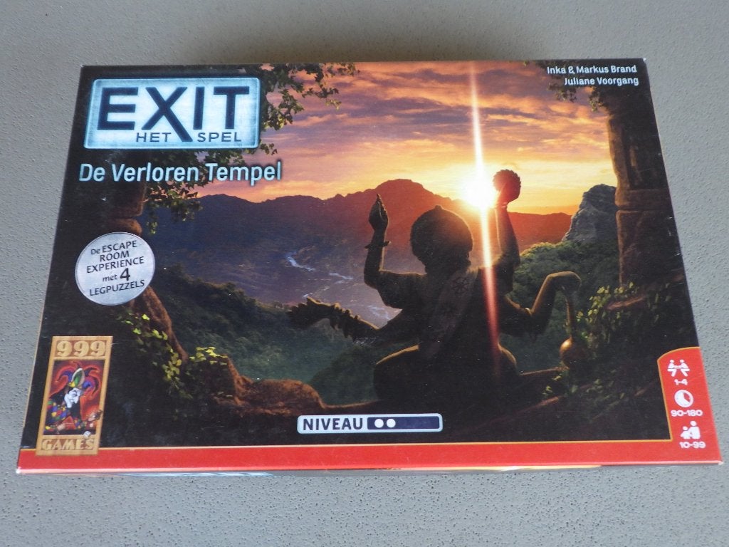Exit het spel de verloren tempel 999 GAMES, Ophalen