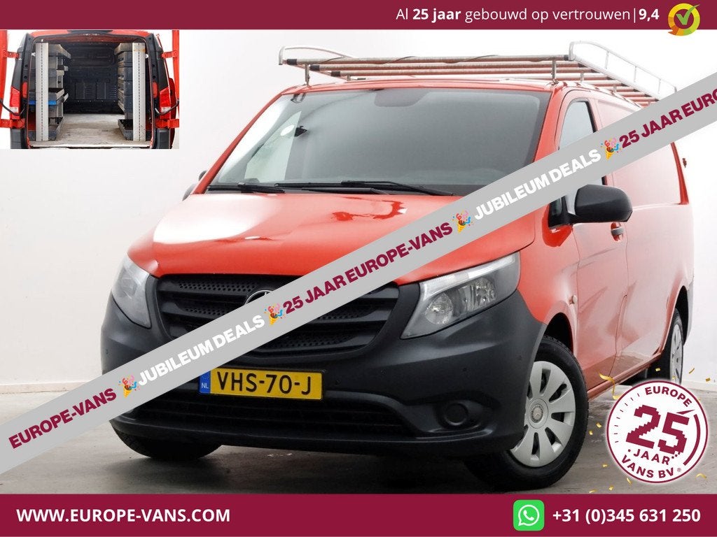 Mercedes-Benz Vito 114 CDI 136pk XL Extra Lang Navi/Camera/I, Voorwielaandrijving, Gebruikt, Euro 6, 4 cilinders