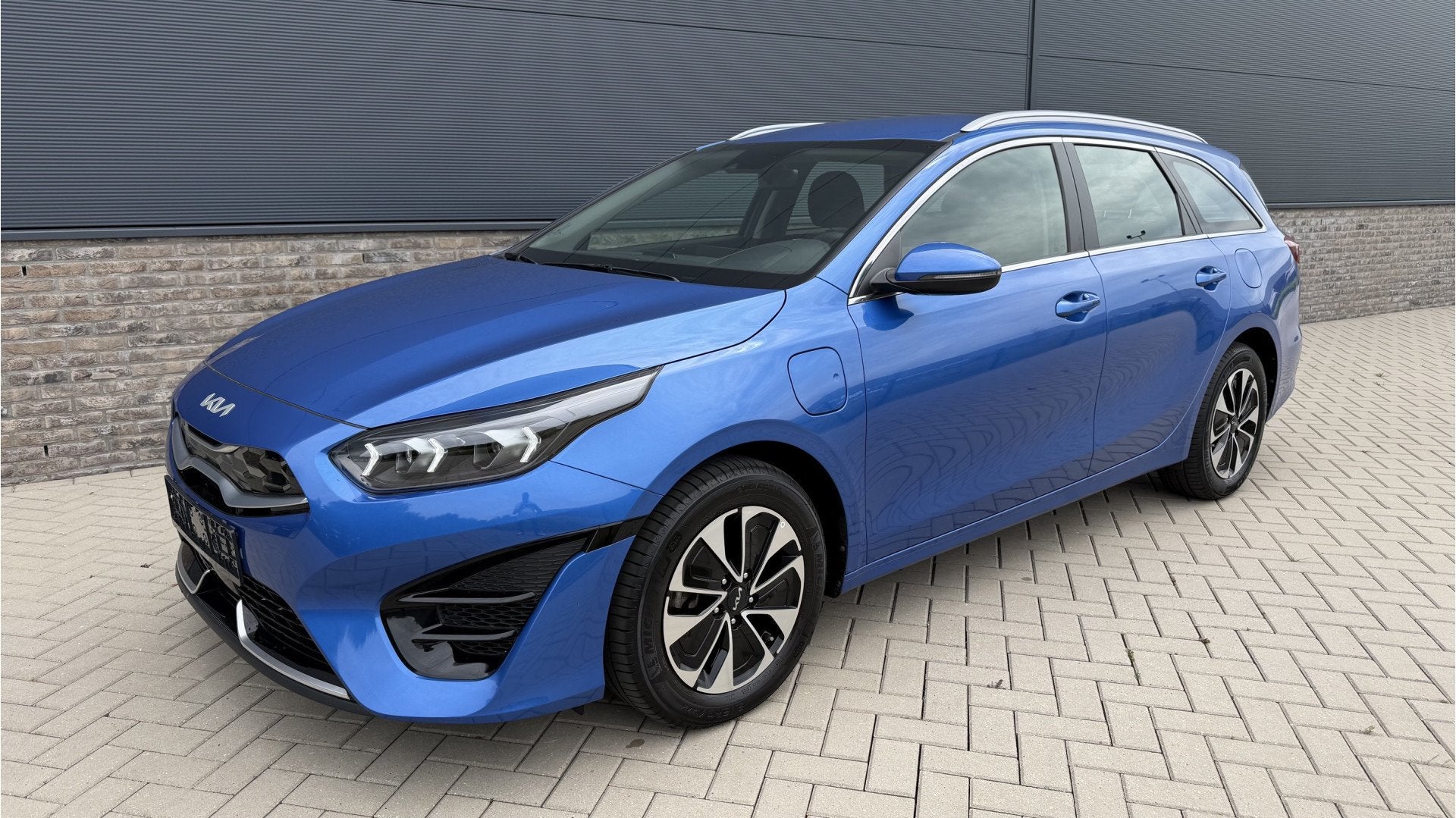 Kia Ceed Sportswagon 1.6 GDI PHEV DynamicPlusLine Adaptief C, Auto's, Dealer onderhouden, Gebruikt, Blauw, Origineel Nederlands