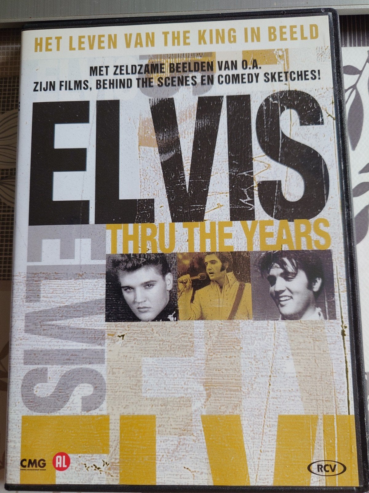 Elvis Presley DVD Thru The Years, Alle leeftijden, Nederlands, Ophalen of Verzenden, Inclusief doosje