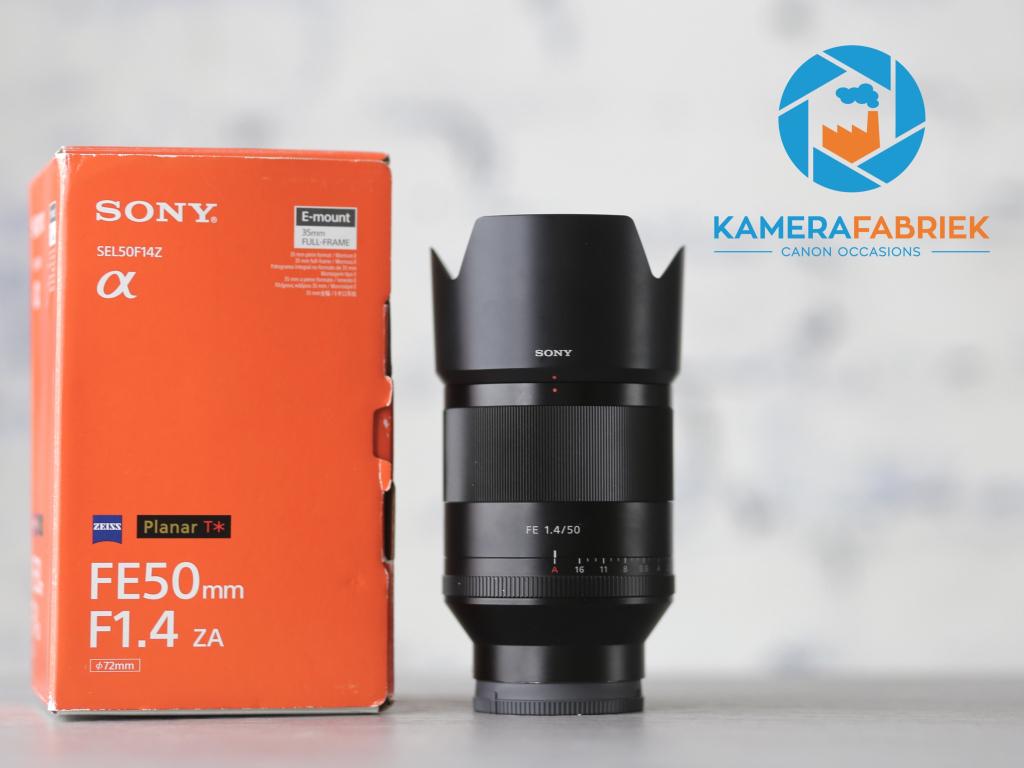 Sony FE 50mm F/1.4 ZA ZEISS Planar T* - Nieuwstaat in doos!, -, -, Ophalen of Verzenden, Zo goed als nieuw