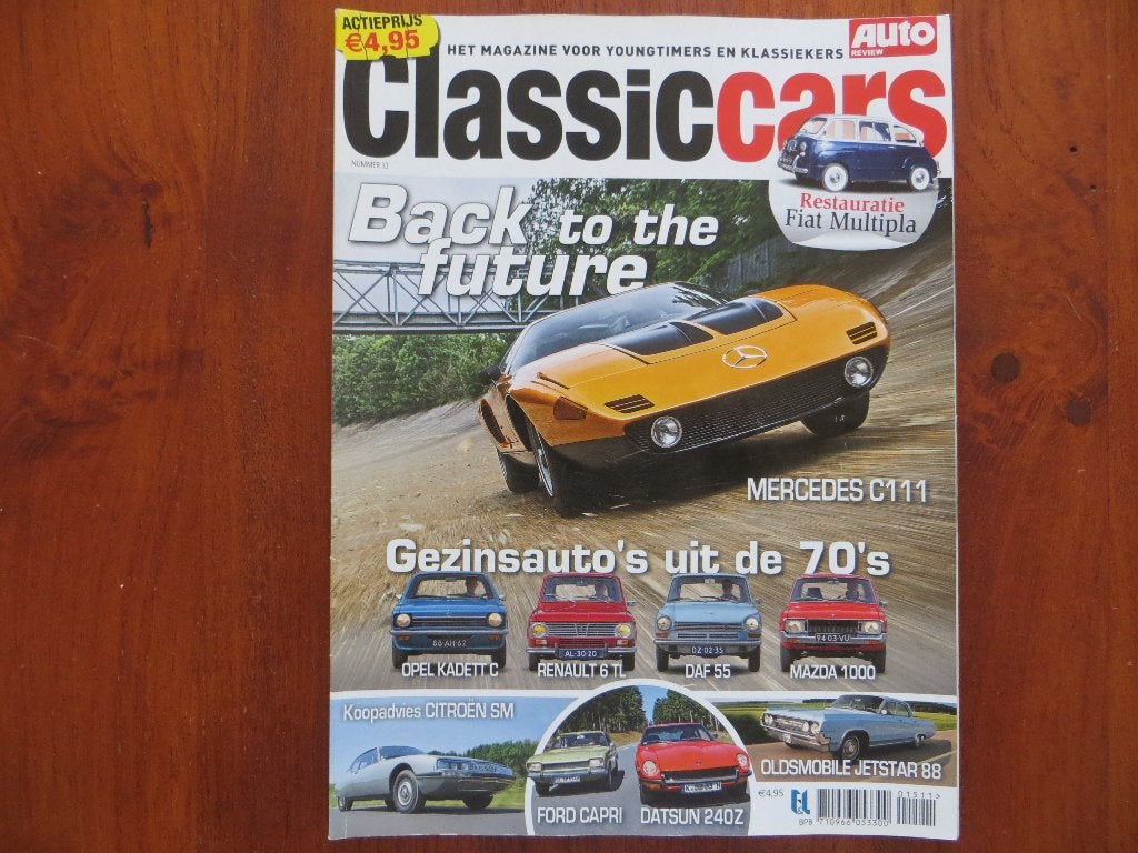 Classic Cars 11: Mercedes C111-II, Opel Kadett C, Renault 6, Ophalen of Verzenden, Zo goed als nieuw, Opel